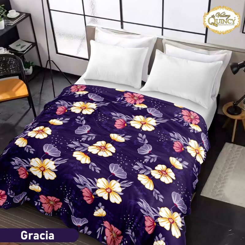 NEW MOTIF!! Selimut Vallery Quincy Jumbo 220x220 cm Original Baru Kualitas Premium By Internal Grup-Gracia