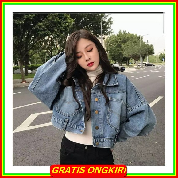 Amr Original - Rocklye 5386 - Jacket Jeans Oversize Dream Jaket Jeans Crop Girls Republic/Jaket Jean