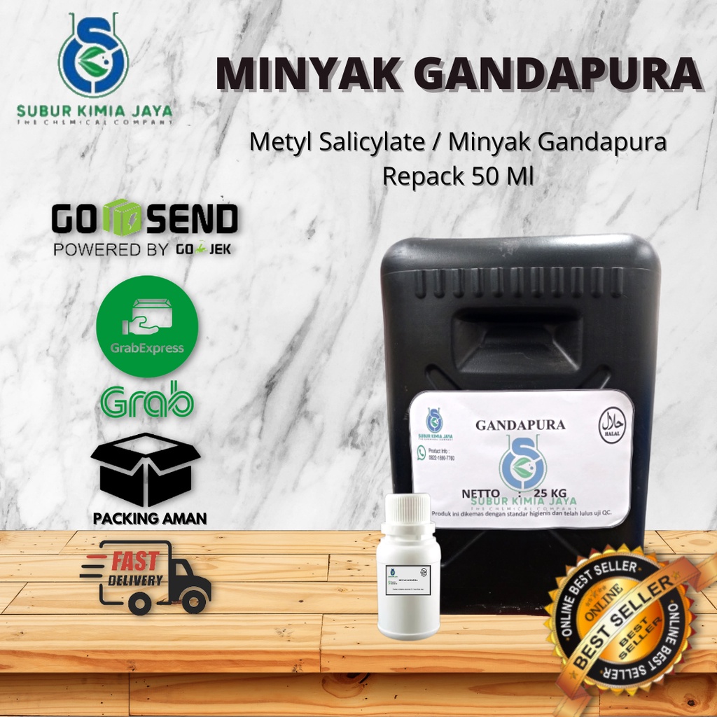 

Minyak Gandapura Murni / Methyl Salyclate / Minyak Gondopuro 50 ml Premium