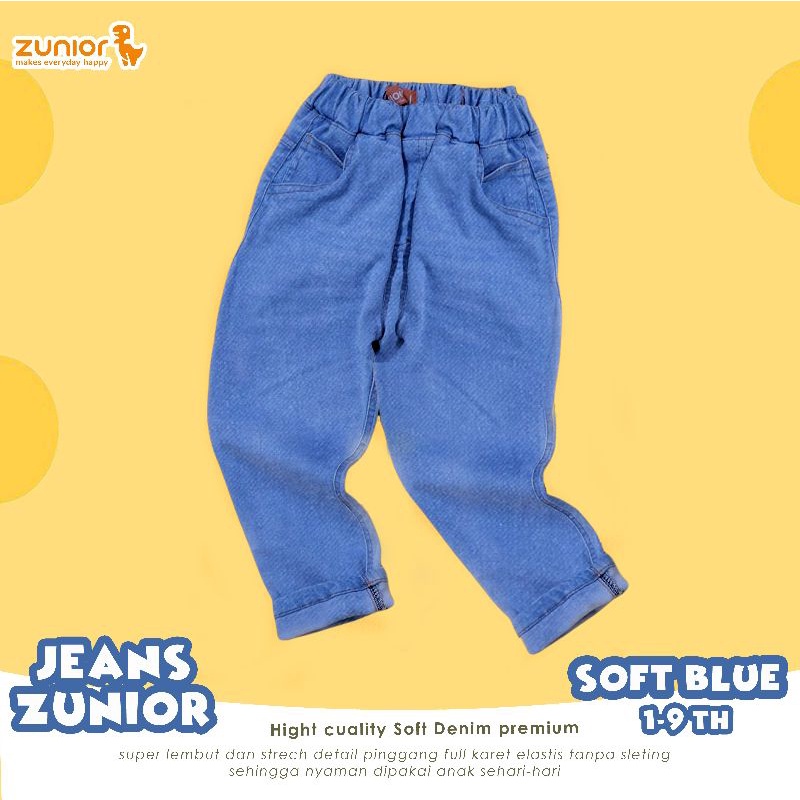 Jeans Anak Premium Zunior Birumuda 1-9 Tahun