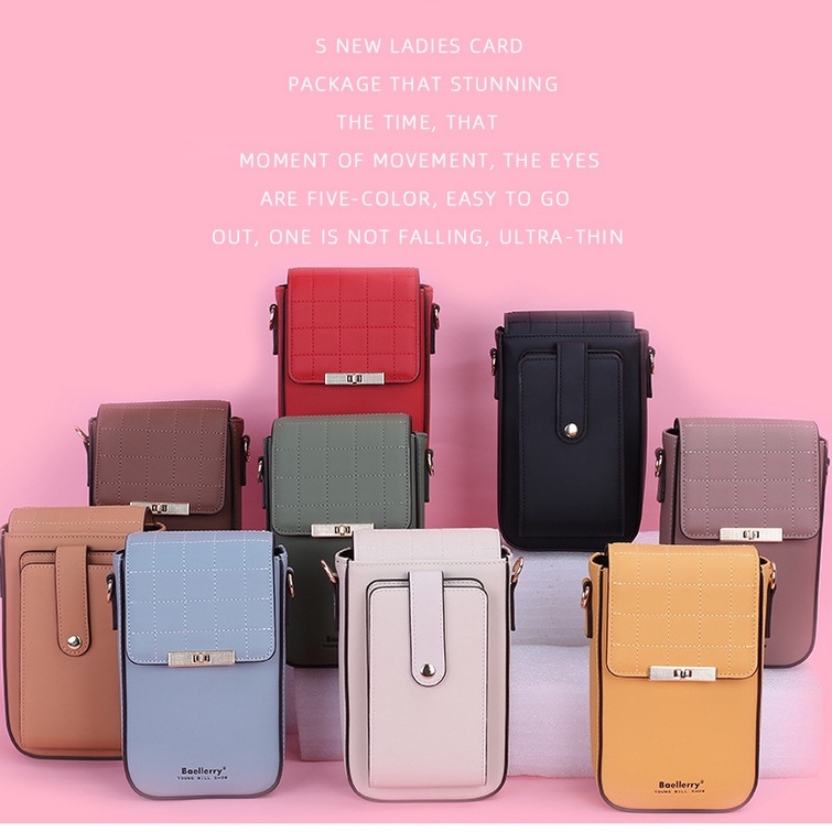 JK 881 U4220 1KG MUAT 3PCS TAS SELEMPANG MINI SLINGPHONE HP KEKINIAN FASHION IMPORT  Y9612 C8571