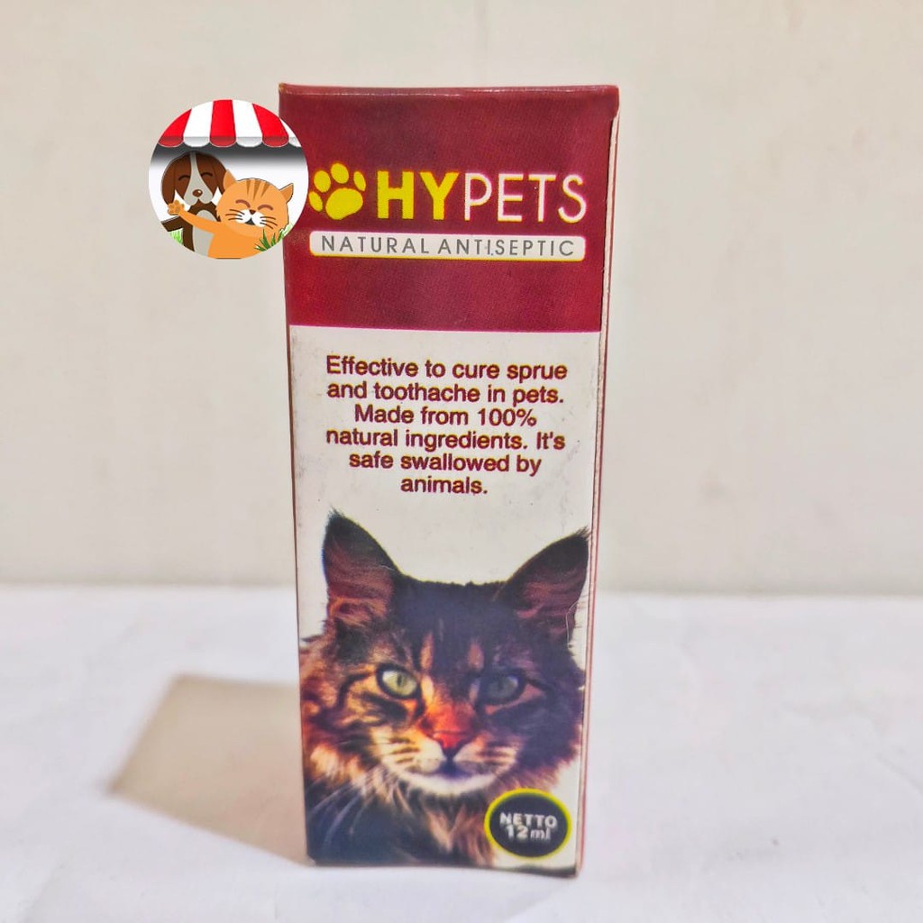 Obat Sariawan Infeksi Gigi Mulut Anjing Hypets Cat Natural Antiseptic
