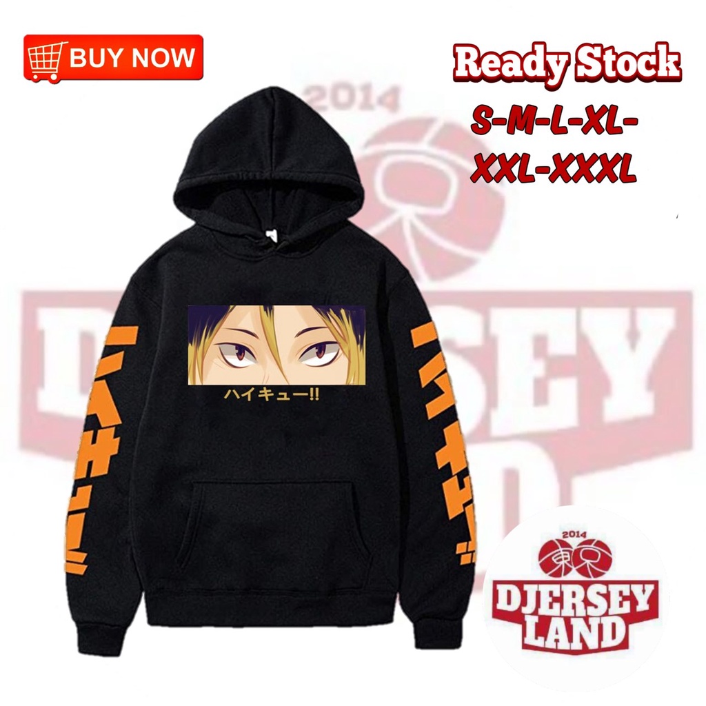 HOODIE JUMPER PRIA ANIME HAIKYUU MANGA JEPANG