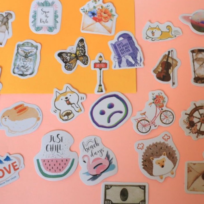 

[SATUAN] Stiker Aesthetic Tumlr Random Lucu / Tanpa minimum order