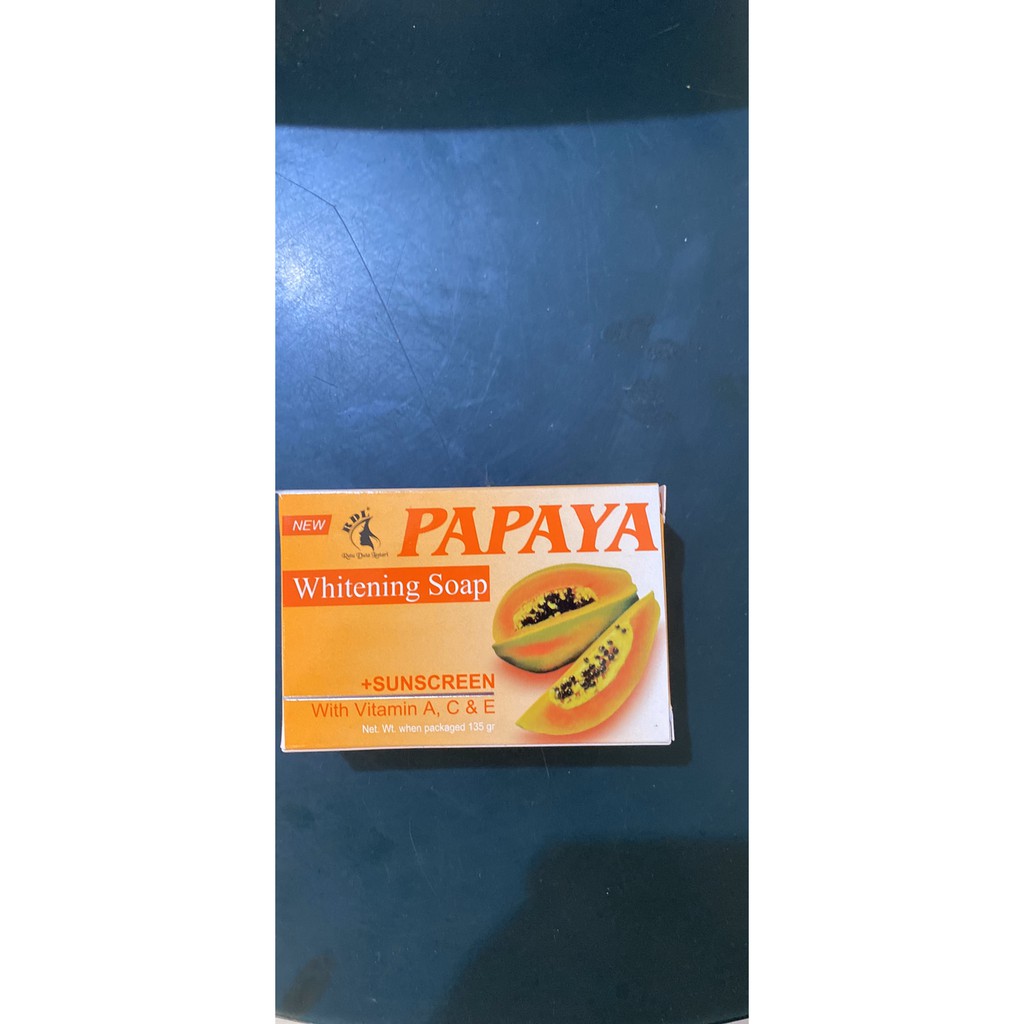 New papaya by mamaya whitening soap 135 gram