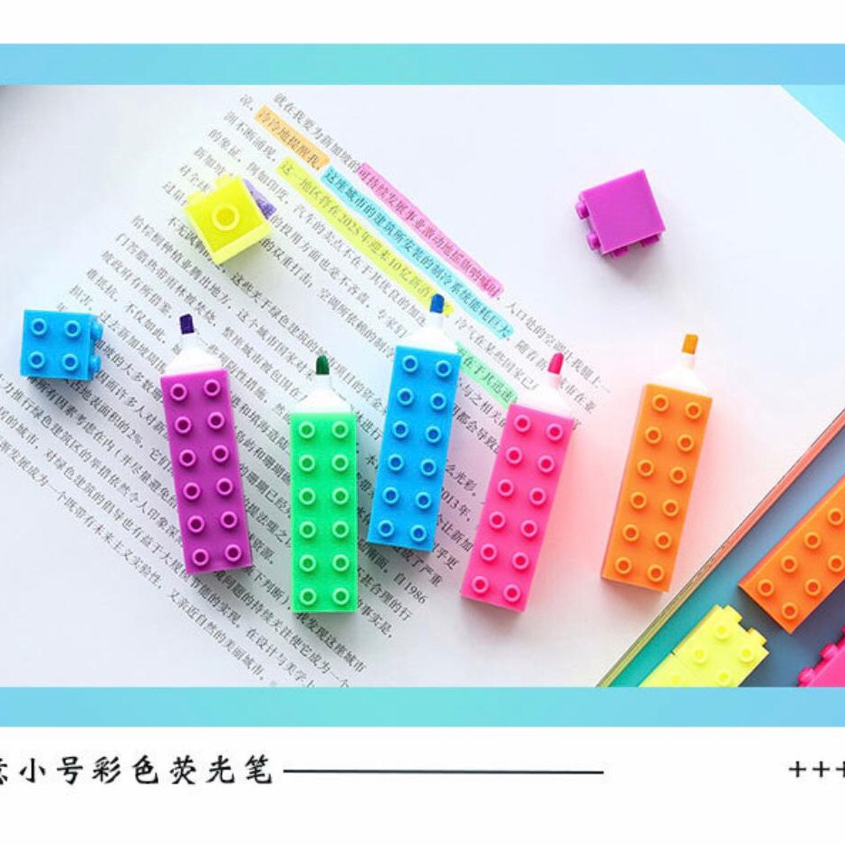 

ATM.Medan Highlighter Marker Benttuk Balok Bangunan Lego