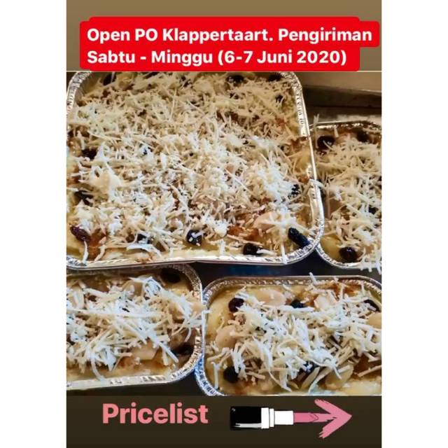 

Klappertaart Open PO Klapertart Manado Klappertart Enak