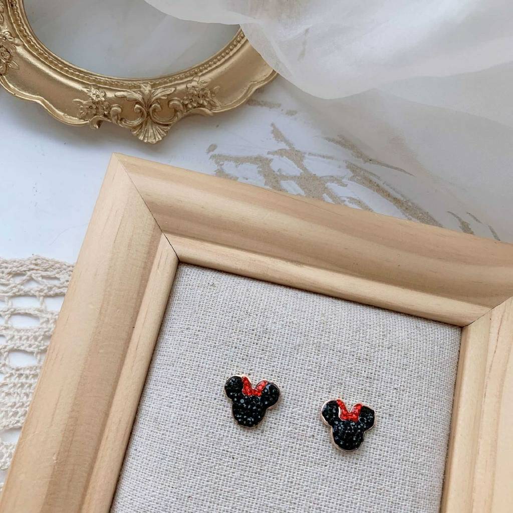 Anting Anak Remaja Mickey Disney + Box Original