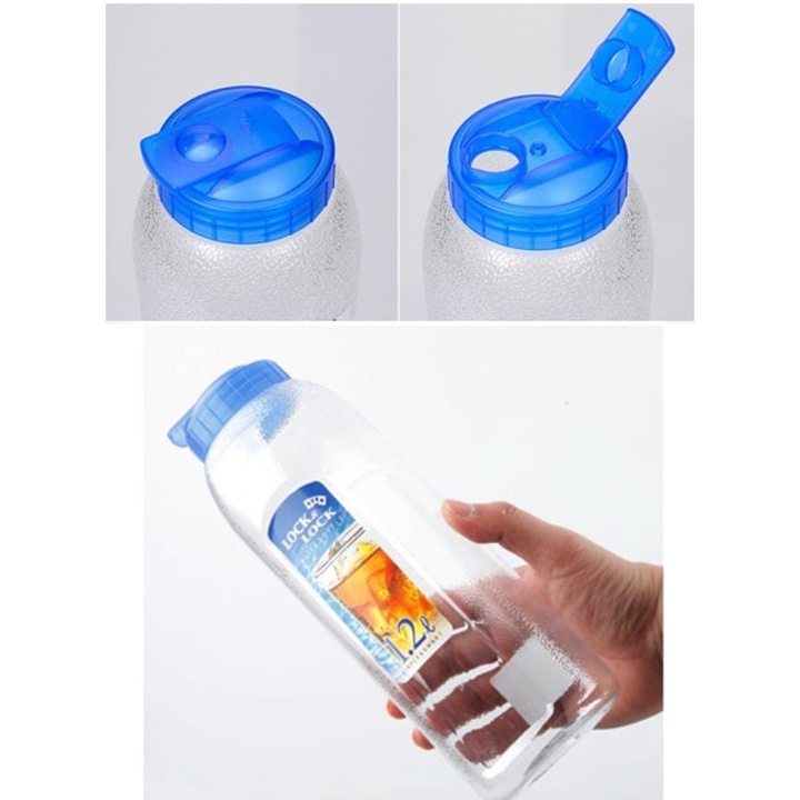 Lock &amp; Lock HAP 730 Water Bottle Pet 2in1 Packaging 1.2L