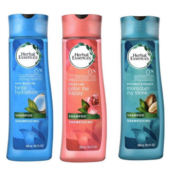 [Lilbebe] Herbal Essences Essence Shampo Conditioner Color Me Happy / Hello Hydration / Moroccan 300ml 300 ml