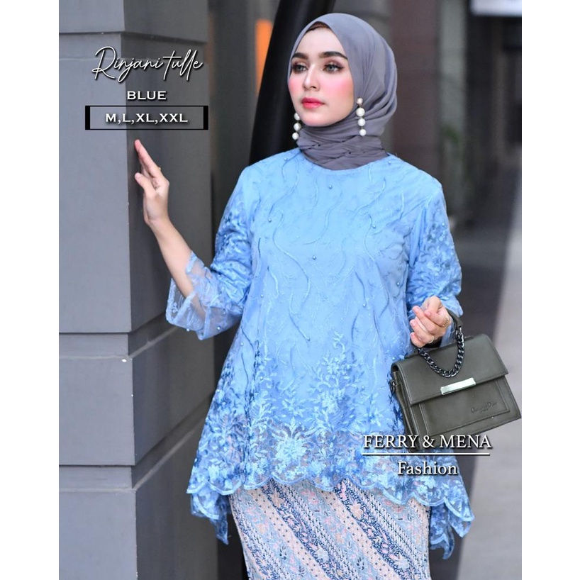 SET TULLE RIJANI//SETELAN  KEBAYA WISUDA WANITA//KEBAYA WISUDA//KEBAYA BRUKAT