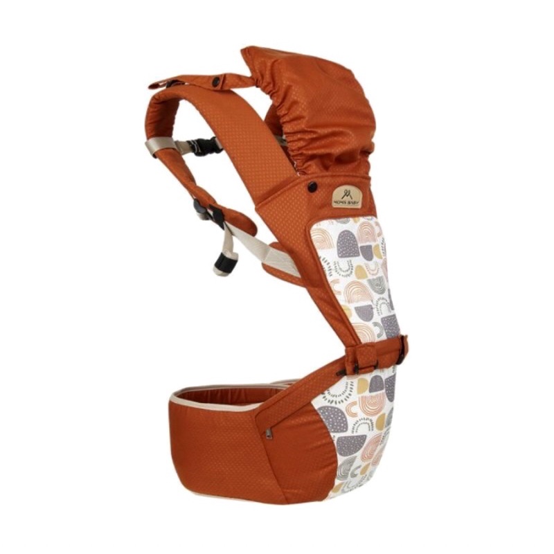 Moms Baby Gendongan Hipseat Wilona | Indie | Aurora| Cloudy | Woody | Carter | Kenzie Series
