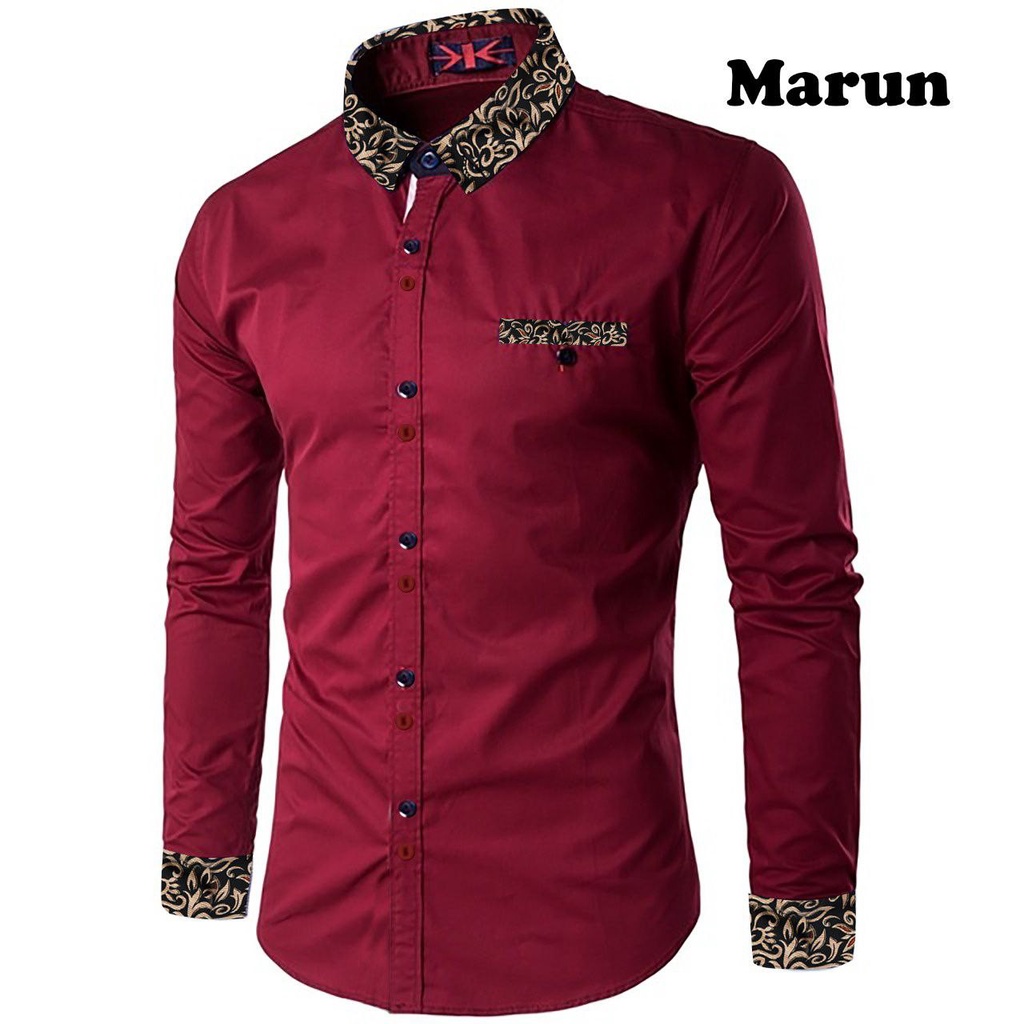 KEMEJA RIKO pria 2 UKURAN L XL / PAKAIAN pria / pesta / BAJU KANTOR / ATASAN KOMBI BATIK TERLARIS