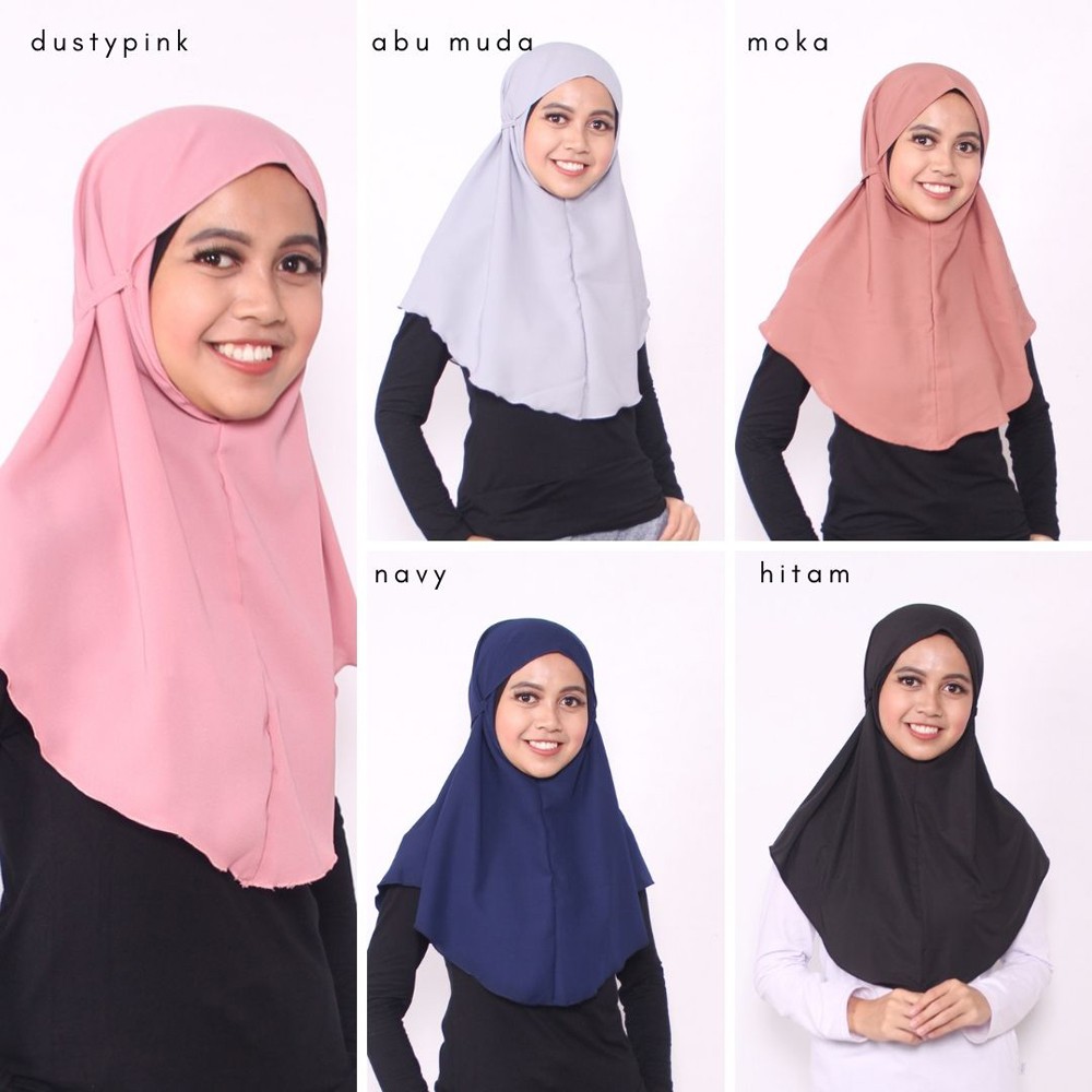 KERUDUNG SPORT MEISA / KERUDUNG BERGO BISA UNTUK OLAHRAGA / HIJAB INSTANT MURAH / JILBAB LANGSUNG PAKAI