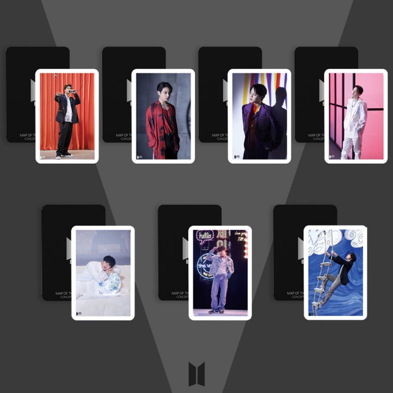 55pcs / set Kartu LOMO Foto KPOP BTS Untuk Koleksi Fans