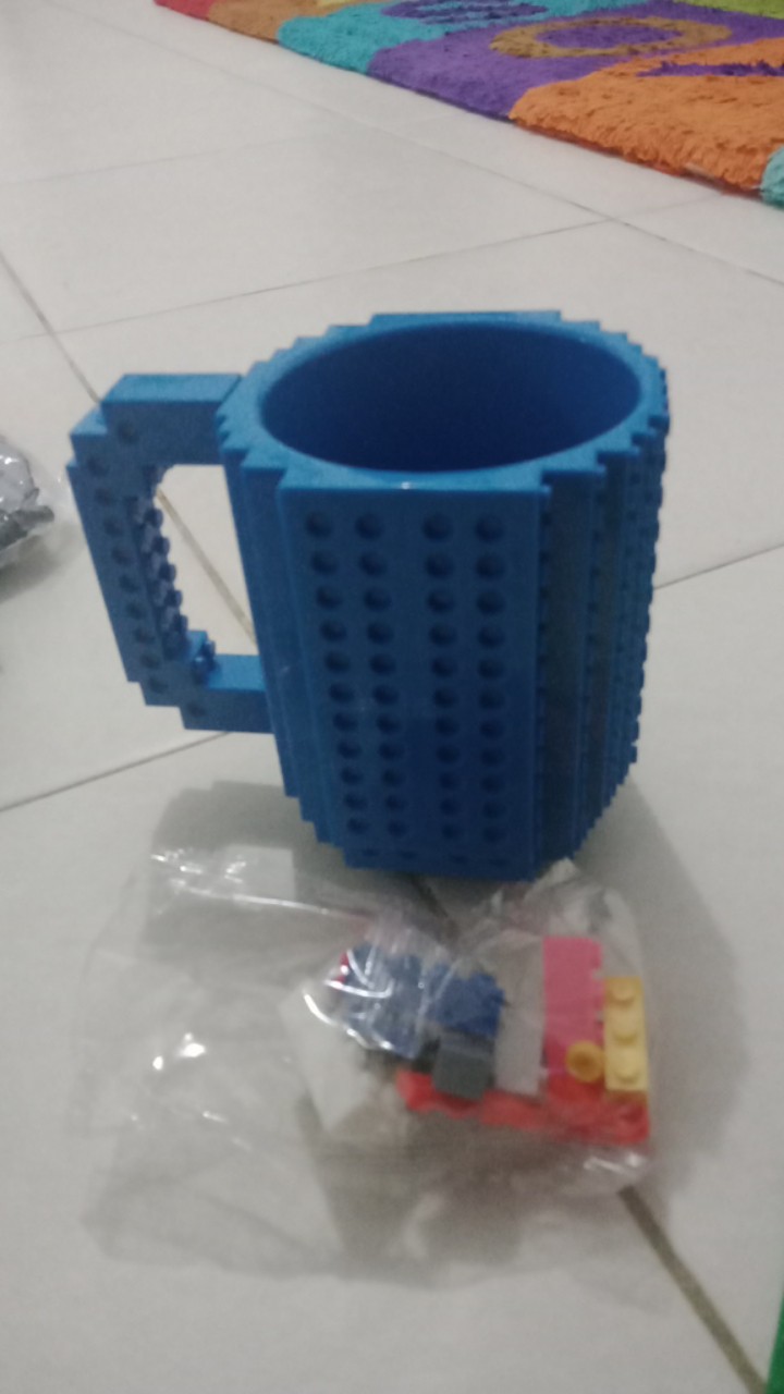  Gelas  Minum  Mug Model Lego Build on Brick Puzzle Shopee 