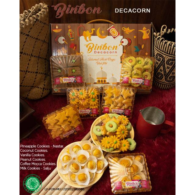 

Kue Lebaran Binbon Decacorn