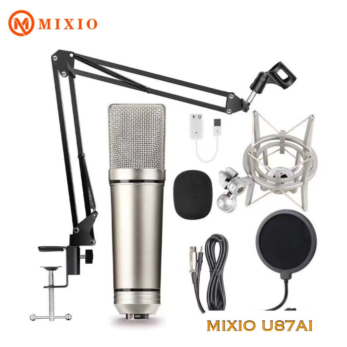 MIXIO U87 Ai Studio Set Microphone Condensor Studio Mic