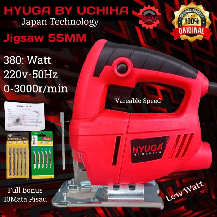 promo jigsaw laser gergaji kayu besi triplek UCHIHA japan bonus mata