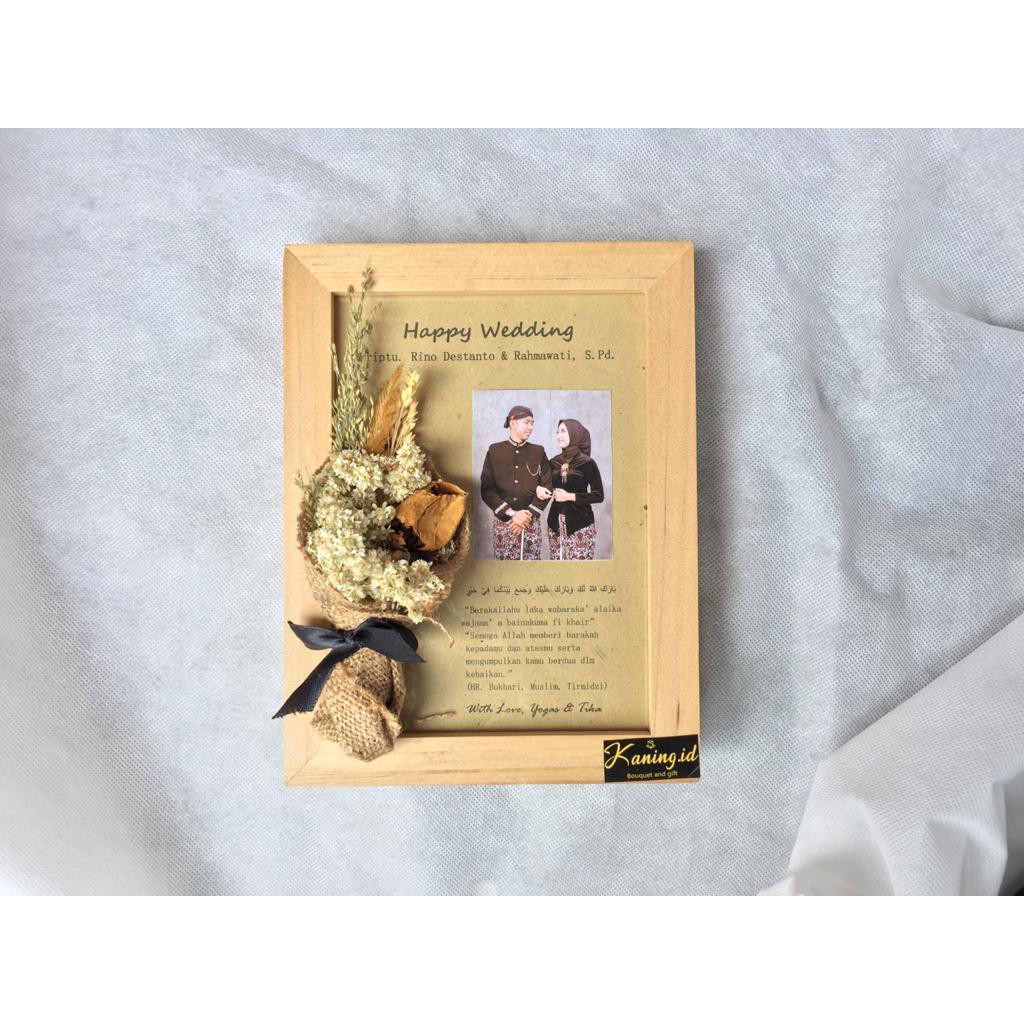 SIMPLE FLOWER FRAME | kado wisuda | kado unik | flower in frame