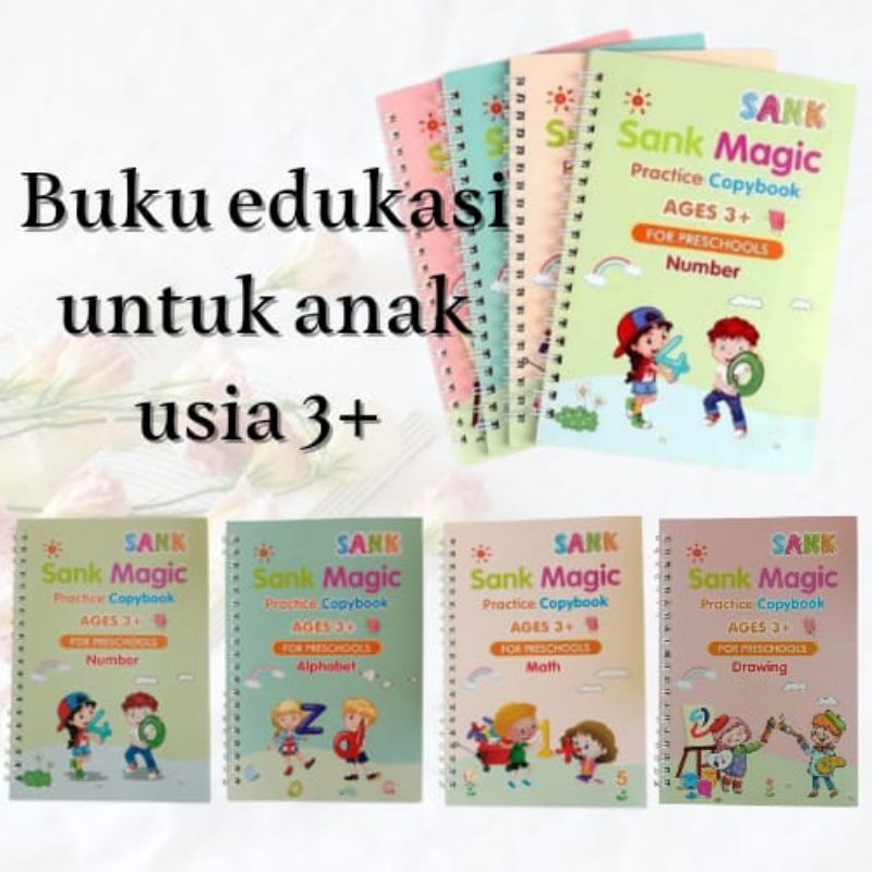 

Buku Ajaib alphabet drawing ( tinta bisa menghilang)