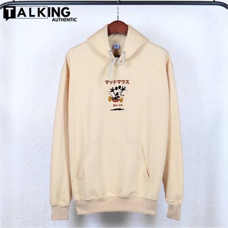 Hoodie Pria Distro Warna Cream Mr.Dee Original KACHIOS Original Bandung Fashion Terbaru 2021 Bigsize