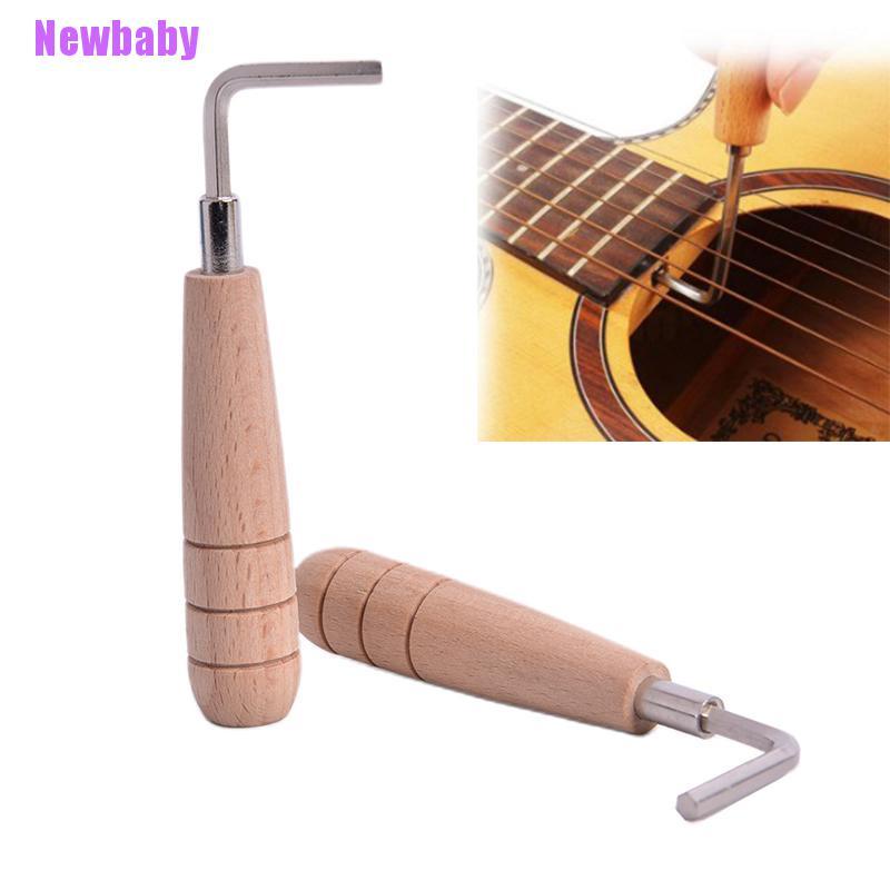1pc Kunci Pas Leher Gitar Mandolin Ukulele Luthier Gagang Kayu