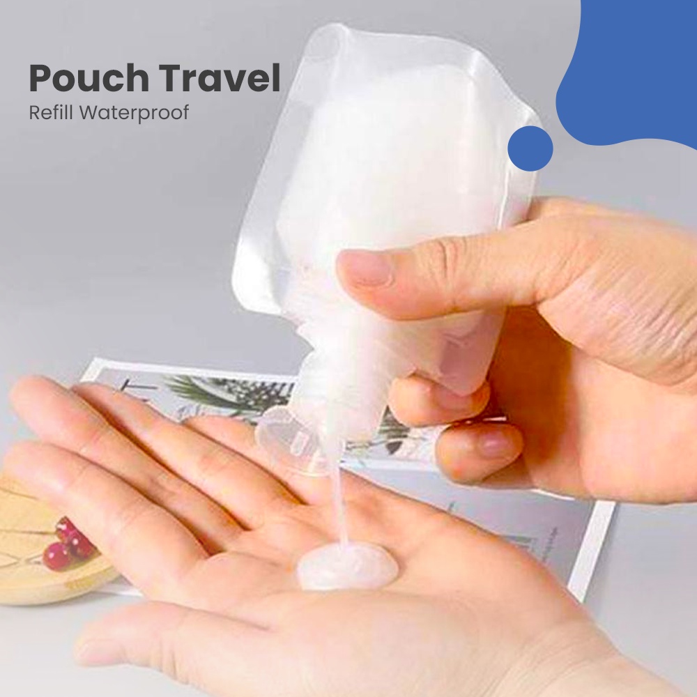 Pouch Travel Organizer skincare Sabun Shampoo