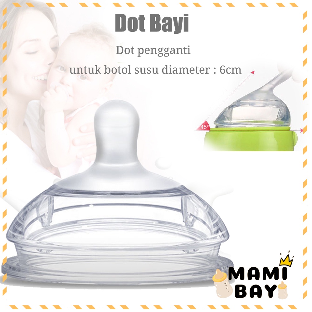 OKEYI Nipple dot piko bello dot bayi dot wide neck dengan sedotan