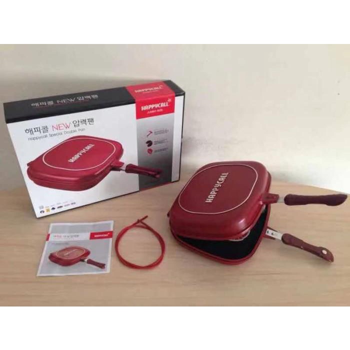 HAPPY CALL 32CM Panci teflon double pan bisa tuk alat panggang grill
