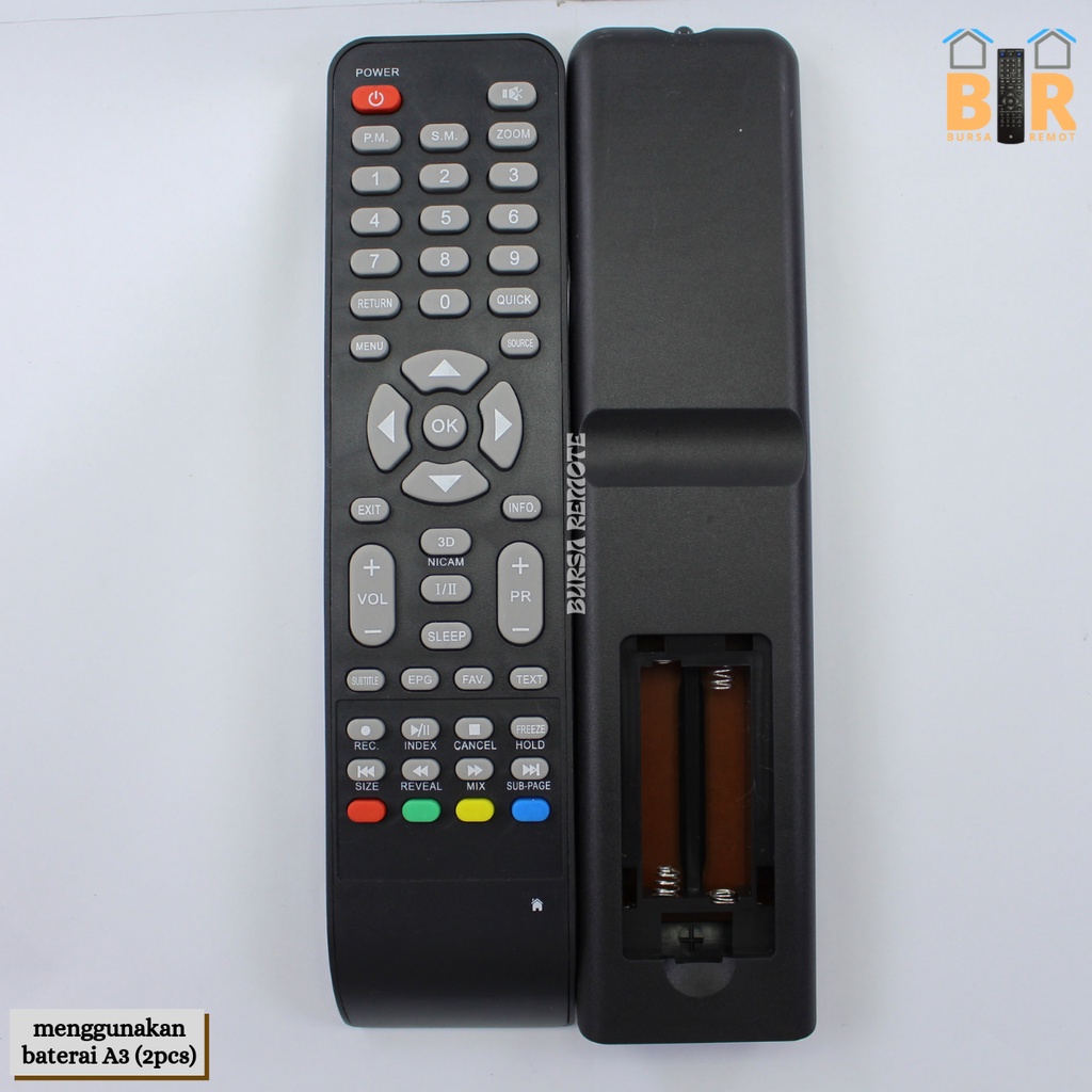 Remot / Remote LCD LED TV Coocaa Panjang  Ecer Dan Grosir