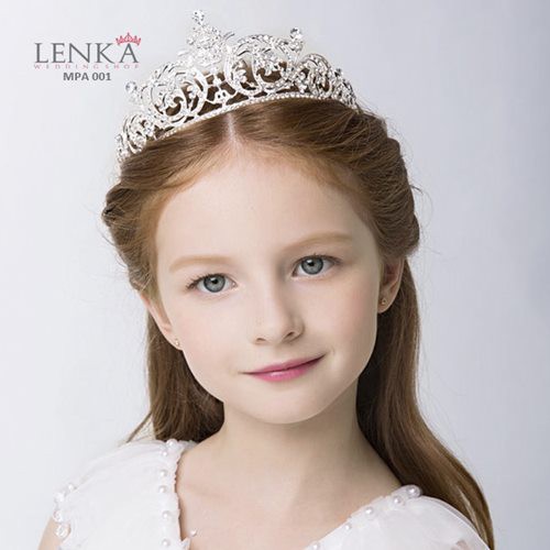 (BEST SELLER) AKSESORIS CROWN TIARA MAHKOTA PESTA ANAK MODERN MPA001