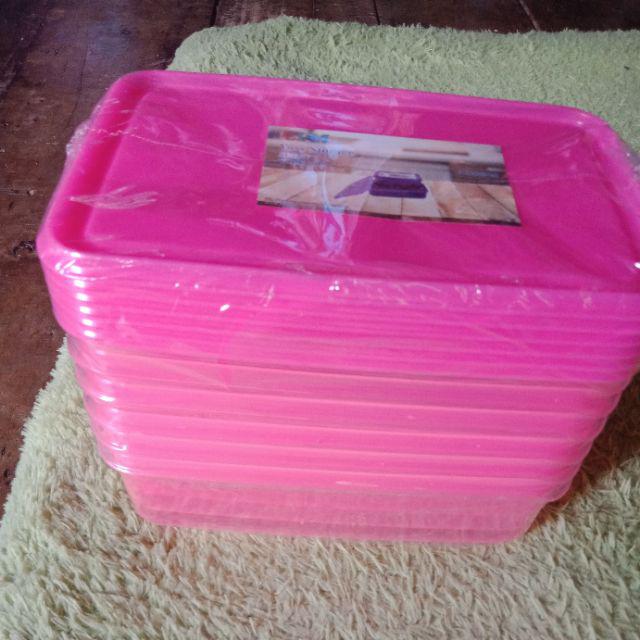 Cpm Voxy L Storage Set Of 6 Pcs Hijau Lemon / Wadah Makanan/ Toples Lebaran/ Toples Kue/ Toples Plas