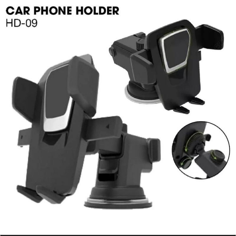 HD 09 Holder Mobil Phone Holder Silikon 360 Rotation Universal Phone Holder