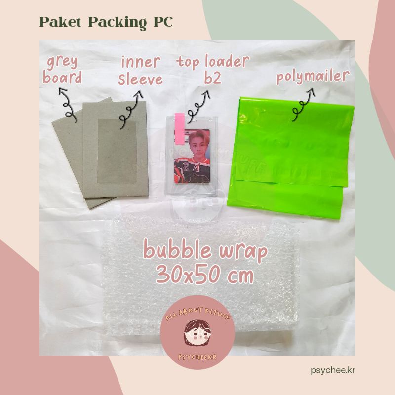 PAKET PACKING PC PHOTOCARD / PAKET YELLOW BOARD / GREY BOARD [BACA DESKRIPSI⚠️]