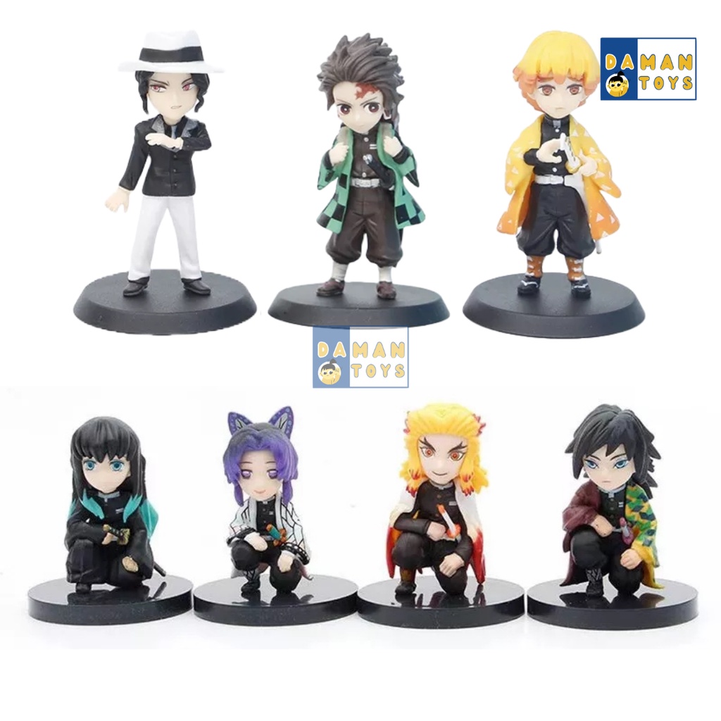 Demon Slayer Kimetsu No Yaiba Zenitsu/Nezuko/Giyuu /Tanjirou/Rengoku/inosuke Action Figure