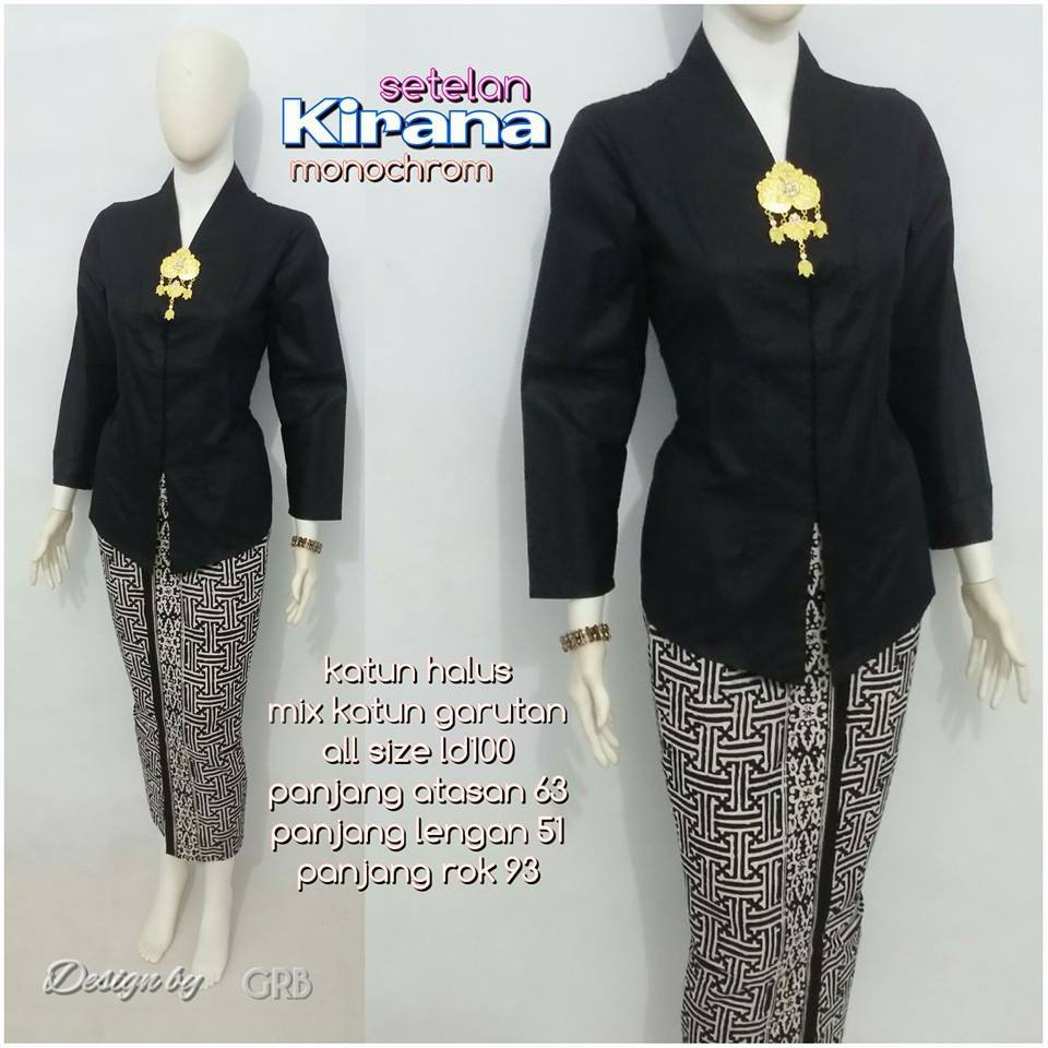 PROMO Baju Setelan Kebaya Batik Kirana Pagar  Wanita Bagus Murah Grosir Drophip Reseller