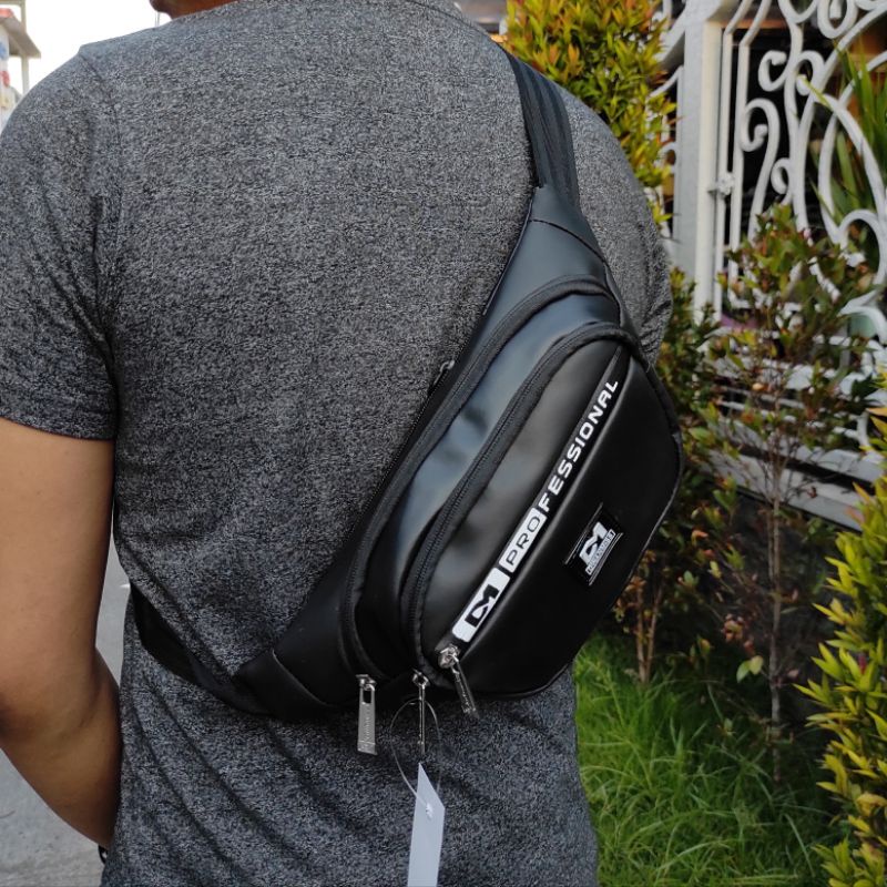 [T-DMB] Tas Selempang Pria | Tas Pria Original DMB | Waist Bag Pria Waterproof | Tas Cowok DISTRO