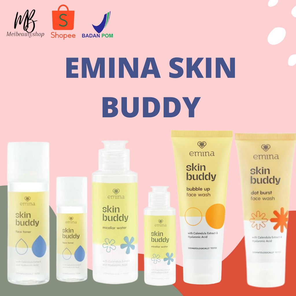 EMINA Skin Buddy SERIES | Face Wash, Dot Burst, Bubble Up, Micellar Water, Face Toner