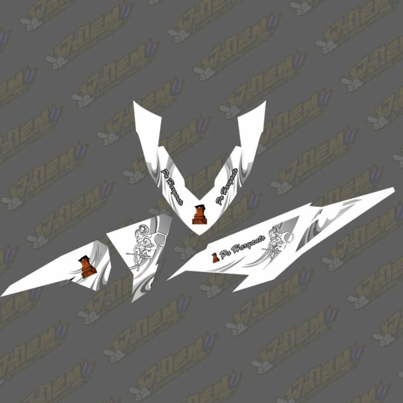 STRIPING TRANSPARAN VARIO LED OLD LIVERY PO HARYANTO