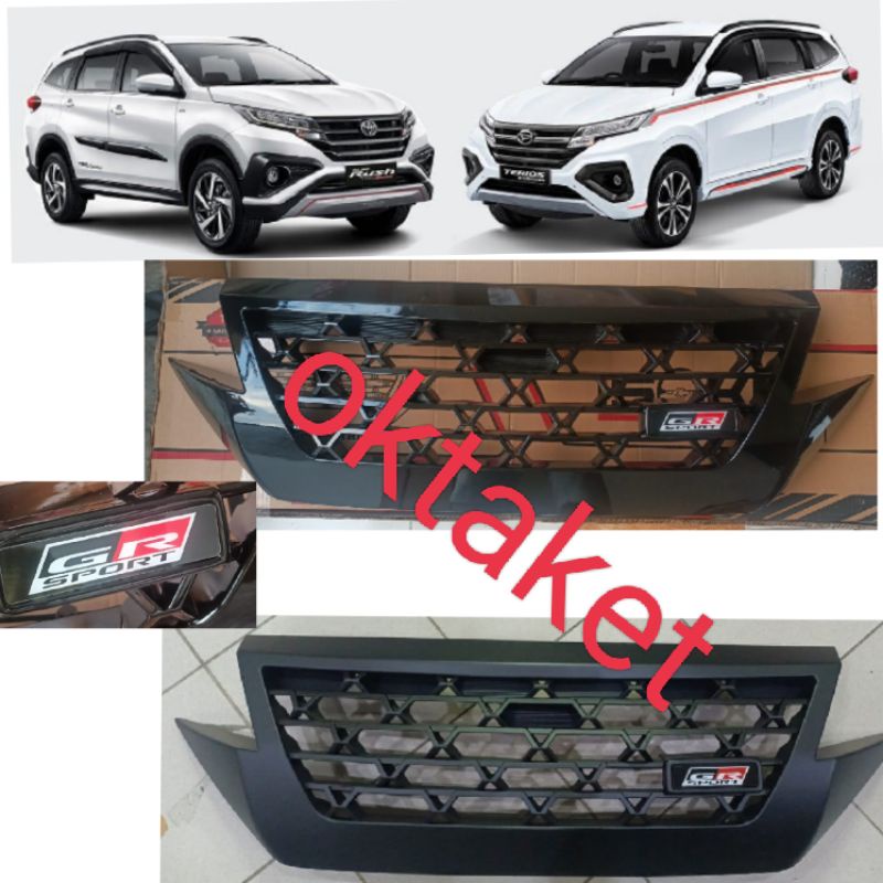 Grill depan All new Rush Terios 2018 2021 2022 Sporty GR Sport sport hitam