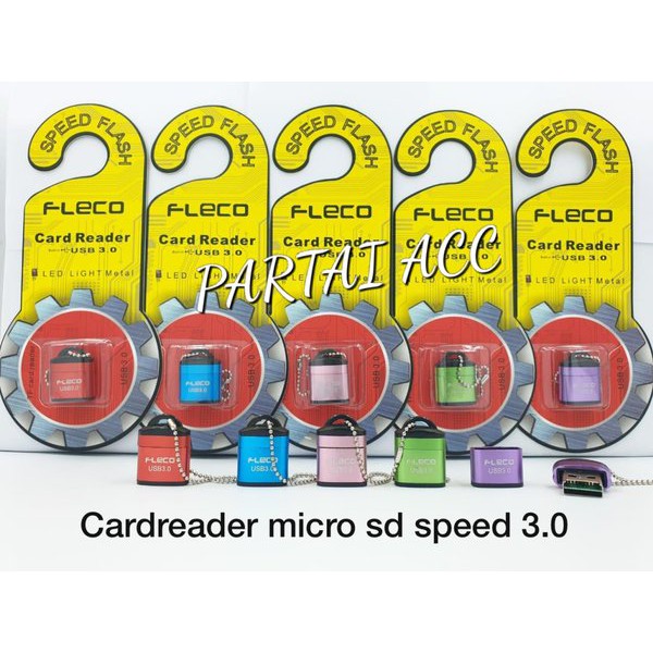 CARD READER FLECO MICRO SPEED FLASH USB 3.0 fast data