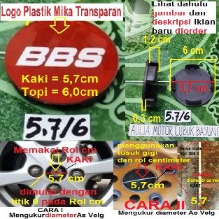 dop center velg mobil racing bbs merah hati model racing kaki 5.7 cm topi 6.0 cm latar logo mika 1bh