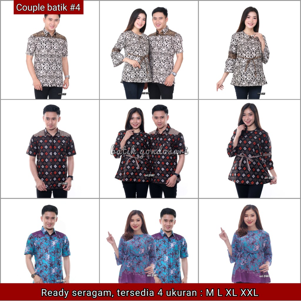 Banting Harga Maura Couple - Sania Ruffle Batik Couple KL1NqjrUJnd0YWG