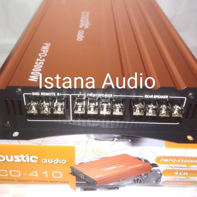 Power Mobil Amplifier 4 Channel Coustic Audio Co-410