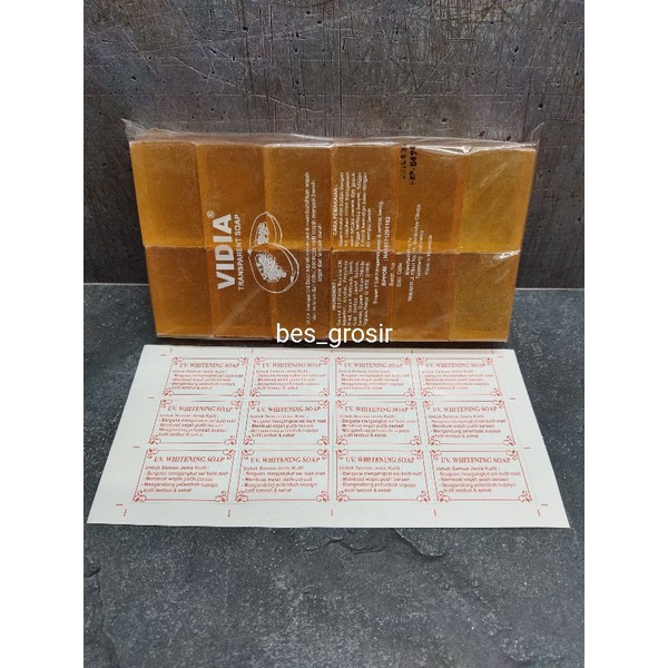 Sabun uv / dha orange + stiker ( 12 pcs )