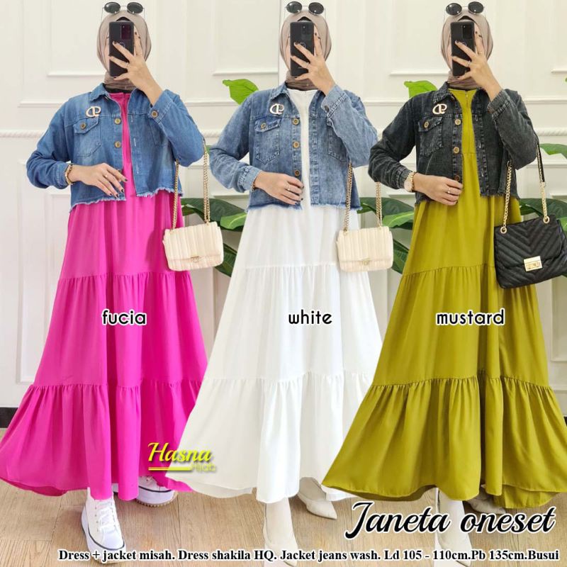 Janeta OneSet By  Hasna hijab