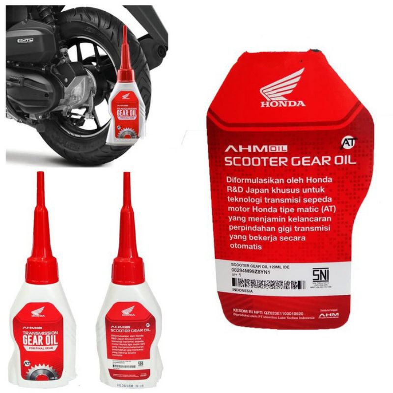 Oli Gear Gardan AHM Original Oli Motor Matik Honda Beat Vario Scoopy PCX 120ml