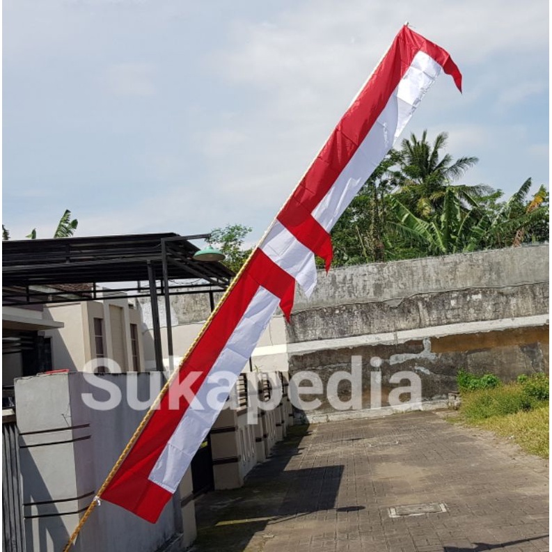 Umbul-umbul Merah Putih Panjang 3,9 m dan 4,8 m