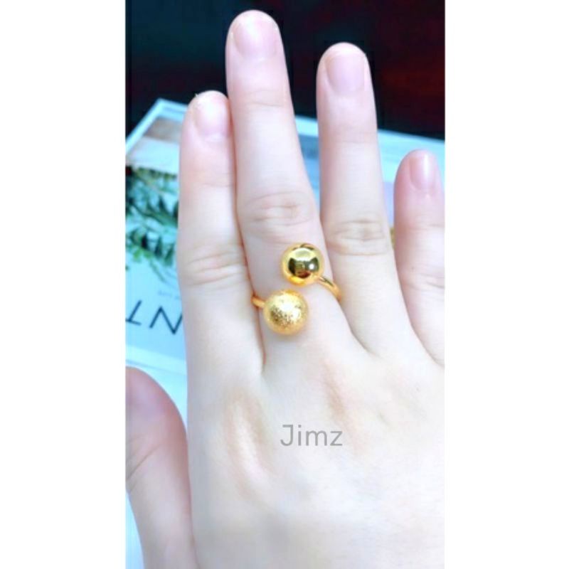 Cincin Xuping Boba Gold Perhiasan Kekinian